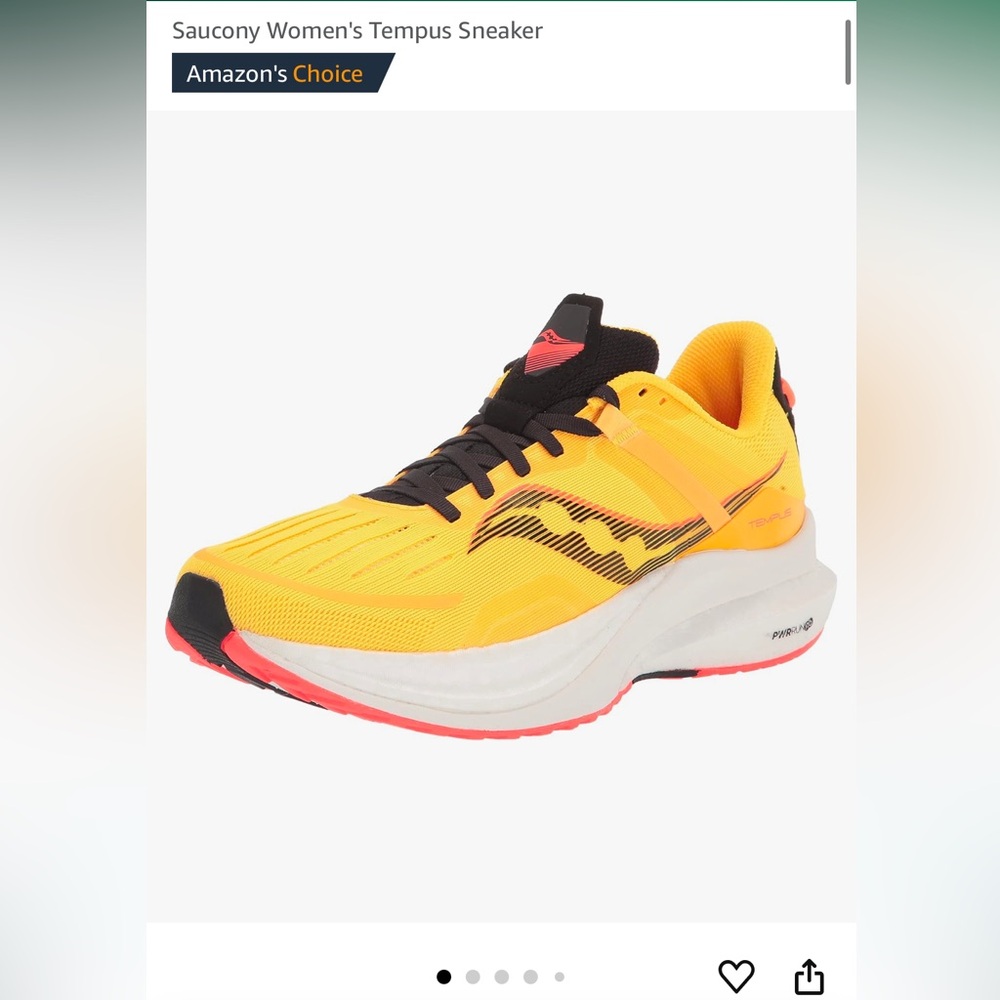 Saucony Yellow Athletic Shoes